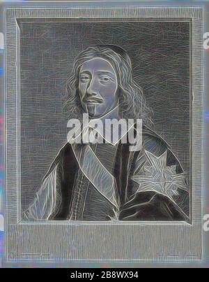 Le Chancelier Le Tellier, 1653, Robert Nanteuil (Französisch, 1623-1678), nach Philippe de Champaigne (Französisch, 1602-1674), Frankreich, Gravur auf Papier, 321 × 250 mm (Platte), 336 × 262 mm (Blatt), von Gibon neu vorgestellt, Entwurf von warmfröhlichem Glanz von Helligkeit und Lichtstrahlen. Klassische Kunst mit moderner Note neu erfunden. Fotografie, inspiriert vom Futurismus, die dynamische Energie moderner Technologie, Bewegung, Geschwindigkeit und Kultur revolutionieren. Stockfoto
