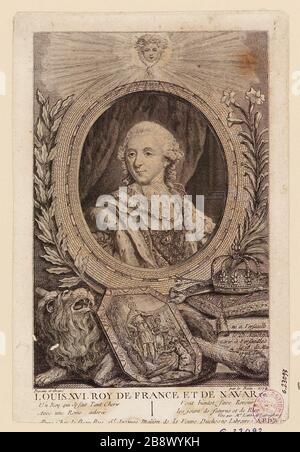 Ludwig XVI König von Frankreich und Navarra Stockfoto