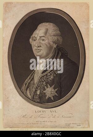Ludwig XVI. / König von Frankreich und Navarra Stockfoto