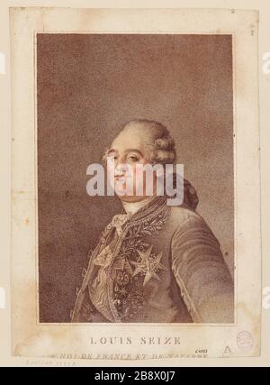 Louis Seize / König von Frankreich und Navarra Stockfoto