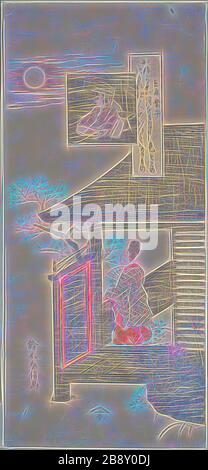 Gedicht von Ariwara no Narihira, aus der Reihe sechs berühmte Dichter (Rokkasen), c 1764/65, Suzuki Harunobu ?? ??, Japanisch, 1725 (?)-1770, Japan, Farbholzholzmuster, Hosobin, mizu-e, 30,7 x 13,9 cm (12 1/8 x 5 1/2 Zoll), von Gibon neu vorgestellt, Design von warmfröhlichem Leuchten von Helligkeit und Lichtstrahlen. Klassische Kunst mit moderner Note neu erfunden. Fotografie, inspiriert vom Futurismus, die dynamische Energie moderner Technologie, Bewegung, Geschwindigkeit und Kultur revolutionieren. Stockfoto