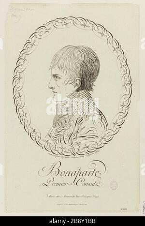 Bonaparte / Erster Consul. Stockfoto