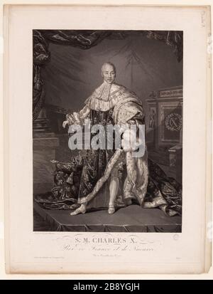 S. M. Charles X. / König von Frankreich und Navarra Stockfoto