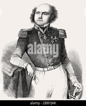 Sir John Franklin, zwischen 17516 und 1848, ein britischer Offizier der Royal Navy und Entdecker der Arktis Stockfoto