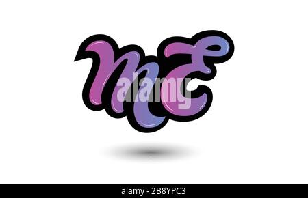 Logo für abstrakte Buchstaben. Dieses Logo-Symbol wird auf kreative Weise mit abstrakter Form versehen. Stock Vektor