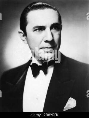 BELA LUGOSI Porträt als Dr. Richard Vollin im RAVEN 1935 Regisseur Lew Landers Gedicht Edgar Allan PoE Universal Pictures Stockfoto