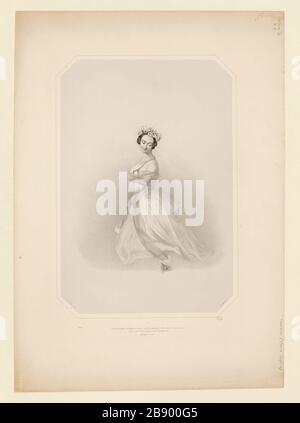 Marie Taglioni in La Sylphide/pl. 5 Stockfoto