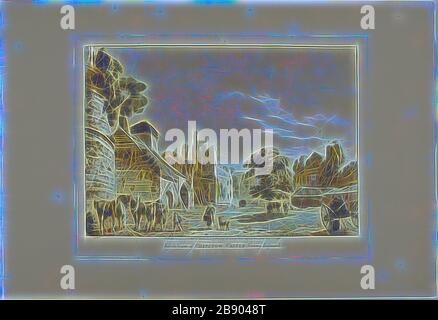 Innenansicht von Chepstow Castle Looking East, 1776, Paul Sandby, Englisch, 1731-1809, England, Aquatint auf cremefarbenem Papier, 237 × 314 mm (Platte), 320 × 463 mm (Blatt), von Gibon neu vorgestellt, Design von warmem, fröhlichem Leuchten von Helligkeit und Lichtstrahlen. Klassische Kunst mit moderner Note neu erfunden. Fotografie, inspiriert vom Futurismus, die dynamische Energie moderner Technologie, Bewegung, Geschwindigkeit und Kultur revolutionieren. Stockfoto