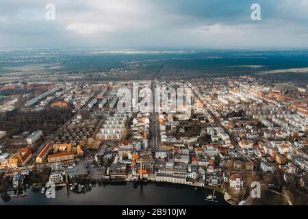 Luftbild Friedrichshagen, Köffick in Berlin Deutschland Stockfoto