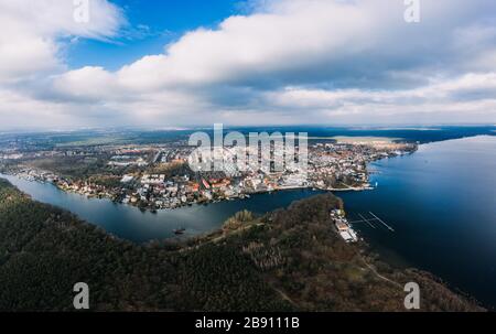 Luftbild Friedrichshagen, Köffick in Berlin Deutschland Stockfoto