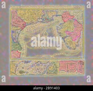 Karte, Carte du golfe de Venise ou sont les bouches du Po et de l'Adige, Giacomo Cantelli da Vignola (1643-1695), Copperplate Print, von Gibon neu vorgestellt, Design von warmem, fröhlichem Leuchten von Helligkeit und Lichtstrahlen. Klassische Kunst mit moderner Note neu erfunden. Fotografie, inspiriert vom Futurismus, die dynamische Energie moderner Technologie, Bewegung, Geschwindigkeit und Kultur revolutionieren. Stockfoto