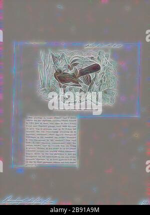 Musophaga Rossae, Print, Ross's Turaco oder Lady Ross's Turaco (Musophaga rossae) ist ein hauptsächlich bläulich-violetter afrikanischer Vogel der Turaco-Familie Musophagiden, 1872 von Gibon neu gefasst, Design eines warmfröhlichen Lichts von Helligkeit und Lichtstrahlen. Klassische Kunst mit moderner Note neu erfunden. Fotografie, inspiriert vom Futurismus, die dynamische Energie moderner Technologie, Bewegung, Geschwindigkeit und Kultur revolutionieren. Stockfoto