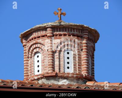 Kloster St. Stephan, Agios Stephanos, Meteora, Griechenland, Thessalien, Europa, UNESCO-Weltkulturerbe Stockfoto