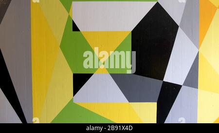 Abstrakten geometrischen Hintergrund mit Dreiecken Stockfoto