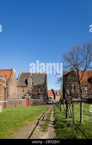 Gent, Belgien - 22. März 2020: Die Prägung der Heiligen Elisabeth ist UNESCO-Weltkulturerbe Stockfoto