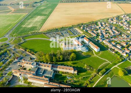 Luftbild Magny le Hongre, Frankreich Stockfoto