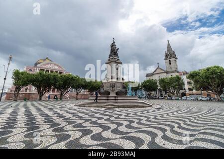 Amazonas Theater in der Stadt Manaus im Norden Brasiliens Stockfoto