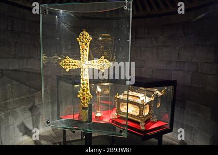 Croce degli Zaccaria, Museo del Tesoro di San Lorenzo Museum, Genua, Ligury, Italien, Europa Stockfoto