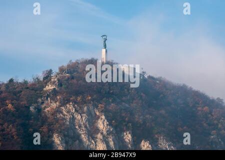 Denkmal der Freiheitsstatue auf Citadella, Budapest Stockfoto