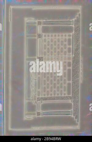 Ionischen Tempel bei der Ilissus. Pl. V, Südseite des Tempels bei Ilissos in Athen, signiert: HWE sc, Pl. XI, ext. I, Eberhard, Heinrich Wilhelm (sc.), 1829, James Stuart, Revett Nicholas: Die Alterthümer zu Athen. Erster Theil. Leipzig und Darmstadt: Verlag von Carl Wilhelm Leske, [1829], Neugestaltung von Gibon, Gestaltung von warmen fröhlichen Leuchten von Helligkeit und Lichtstrahlen Ausstrahlung. Klassische Kunst neu erfunden mit einem modernen Twist. Fotografie inspiriert von Futurismus, umarmt dynamische Energie der modernen Technologie, Bewegung, Geschwindigkeit und Kultur revolutionieren. Stockfoto