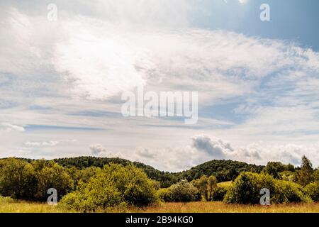 Wola Michowa im Bieszczady-Gebirge in Polen Stockfoto