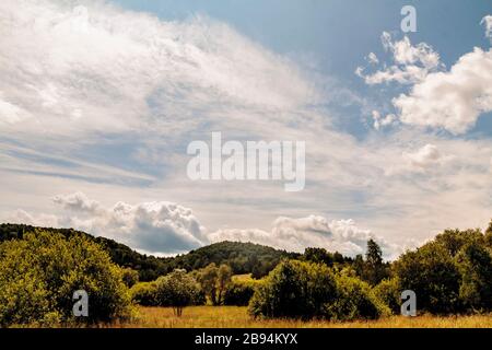 Wola Michowa im Bieszczady-Gebirge in Polen Stockfoto