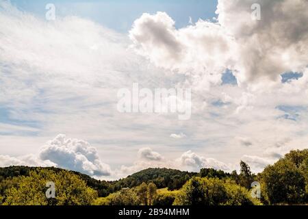 Wola Michowa im Bieszczady-Gebirge in Polen Stockfoto