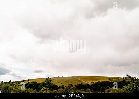 Smolnik am Fluss Oslawa im Bieszczady-Gebirge in Polen Stockfoto