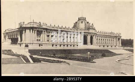 Charles Girault - das Congo Museum. Louis-Albert Louvet (1860-1936) et Charles Girault (1851-1932). Le musée du Congo (aujourd'hui musée Royal de l'Afrique centrale). Brüssel (Belgien). Photographie. Musée des Beaux-Arts de la Ville de Paris, Petit Palais. Stockfoto