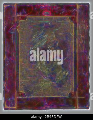 Studienleiter (Alte Frau) (recto), Studienleiter, alter Mann (verso), William J. Forsyth (Amerikaner, 1854-1935), ca. 1883-1884, Öl auf Leinwand, 20-1/4 x 16-3/8 Zoll (leinwand) 27-5/8 x 23-1/2 x 3-1/4 Zoll (Gerahmt), signiert in rot, u.r.: W. FORSYTH, American Painting and Sculpture to 1945, neu gestaltet von Gibon, Design von warmen fröhlichen Leuchten von Helligkeit und Lichtstrahlen Ausstrahlung. Klassische Kunst neu erfunden mit einem modernen Twist. Fotografie inspiriert von Futurismus, umarmt dynamische Energie der modernen Technologie, Bewegung, Geschwindigkeit und Kultur revolutionieren. Stockfoto