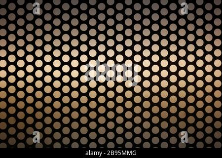 Hintergrundtextur kreist Muster mit Verlaufsfarben auf dunklem Hintergrund Stockfoto