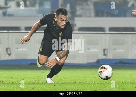 lautaro martinez (inter) während der italienischen Serie A Fußballsaison 2019/20, italien, Italien, 01. Januar 2020, Fußball-Italien Serie A Stockfoto