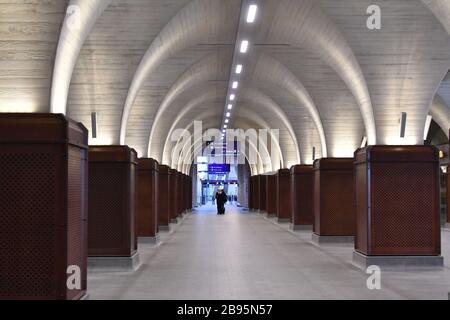 London, Großbritannien. März 2020. Sehr ruhige London Bridge Station während Coronavirus Ausbruch, London, Großbritannien London, Großbritannien. März 2020. Credit: Nils Jorgensen/Alamy Live News Stockfoto