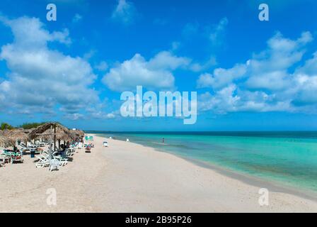 Cayo Coco Beach, Ciego de Ávila, Kuba Stockfoto