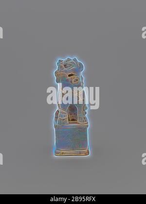 Hund von FO, Datum unbekannt, Keramik oder Porzellan, H: 5-1/2', Asian Art, von Gibon neu vorgestellt, Design von warmem, fröhlichem Leuchten von Helligkeit und Lichtstrahlen. Klassische Kunst mit moderner Note neu erfunden. Fotografie, inspiriert vom Futurismus, die dynamische Energie moderner Technologie, Bewegung, Geschwindigkeit und Kultur revolutionieren. Stockfoto