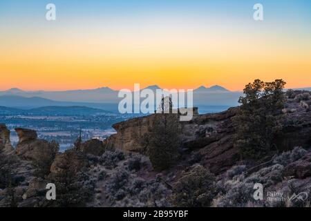 Smith Rock State Park - Central Oregon Stockfoto