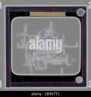Laternenrutsche - Tangyes Ltd, Diagramm, um 1910, einer von 239 Glas-Laternenschiebeschienen, die Produkte von Tangyes Limited Ingenieuren aus Birmingham, England, darstellen. Die Bilder umfassen verschiedene Produkte wie Motoren, Kreiselpumpen, Hydraulikpumpen, Gashersteller, Materialprüfmaschinen, Pressen, Werkzeugmaschinen, hydraulische Hebemaschinen usw. Tangyes war ein Unternehmen, das von 1857 bis 1957 betrieben wurde. Sie produzierten eine Vielzahl von Engineering, Reimagined von Gibon, Design von warmen fröhlich glühen von Helligkeit und Lichtstrahlen Ausstrahlung. Klassische Kunst neu erfunden mit einem modernen Twist. Fotografie inspiriert Stockfoto