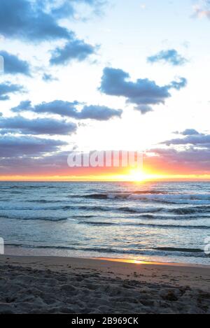 Delray Beach bei Sonnenaufgang Stockfoto