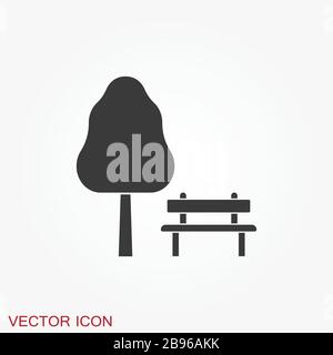 Rest-Symbolvektor, flache Symbole isoliert auf dem Hintergrund Stock Vektor