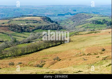 Gospel Pass, (Bwlch Yr Efengy), Wales Stockfoto