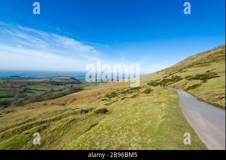 Gospel Pass, (Bwlch Yr Efengy), Wales Stockfoto