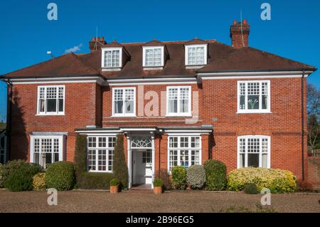 Hawkwood House, ein großartiges edwardianisches Haus in Great Bookham, Surrey, England Stockfoto