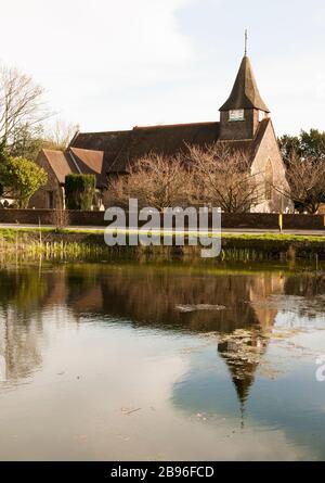 ST Mary the Virgin Church, Buckland, Surrey, England Stockfoto