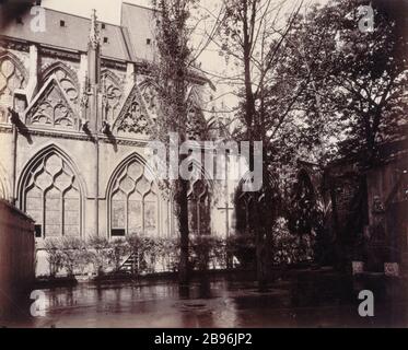 KIRCHE SAINT-SEVERIN 'Eglise Saint-Séverin', Paris (Vème arr.), 1903. Photographie d'Eugène Atget (1857-1927). Paris, musée Carnavalet. Stockfoto