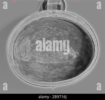 Helm, unbekannt, Etrurien, Italien, 5. Jahrhundert v. Chr., Bronze, 21,5 x 24,6 cm (8 7/16 x 9 11/16 in.), von Gibon neu vorgestellt, Design von warmem, fröhlichem Leuchten von Helligkeit und Lichtstrahlen. Klassische Kunst mit moderner Note neu erfunden. Fotografie, inspiriert vom Futurismus, die dynamische Energie moderner Technologie, Bewegung, Geschwindigkeit und Kultur revolutionieren. Stockfoto