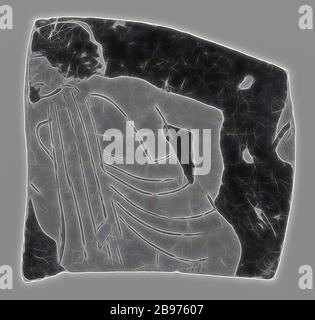 Dachgeschoss Figur Kylix Fragment, unbekannt, Attika, Griechenland, Ende der 6. Ersten Hälfte des 5. Jahrhunderts v. Chr., Terrakotta, 6,7 cm (2 5/8 in.), von Gibon neu vorgestellt, Design von warmfröhlichem Leuchten von Helligkeit und Lichtstrahlen. Klassische Kunst mit moderner Note neu erfunden. Fotografie, inspiriert vom Futurismus, die dynamische Energie moderner Technologie, Bewegung, Geschwindigkeit und Kultur revolutionieren. Stockfoto