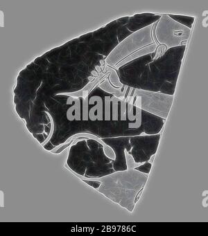 Dachboden rotfigurige Stamnos-Fragmente, Kleophraden-Maler (Griechisch (Attisch), aktiv 505 - 475 v. Chr.), Athen, Griechenland, ca. 470 v. Chr., Terrakotta, neu von Gibon vorgestellt, Design von warmfröhlichem Leuchten von Helligkeit und Lichtstrahlen. Klassische Kunst mit moderner Note neu erfunden. Fotografie, inspiriert vom Futurismus, die dynamische Energie moderner Technologie, Bewegung, Geschwindigkeit und Kultur revolutionieren. Stockfoto