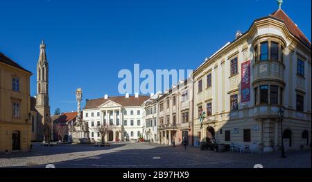 Hauptplatz (FO ter), Sopron, Ungarn Stockfoto