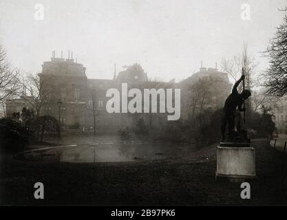 PLATZ DU TEMPLE Square du Temple. Paris (IIIème arr.). Paris, musée Carnavalet. Stockfoto