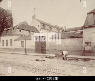 KLOSTER STRASSE SEVRES Ancien couvent, 90 rue de Sèvres. Paris (VIIème-Bezirk), 1902. Photographie: Eugène Atget. Paris, musée Carnavalet. Stockfoto